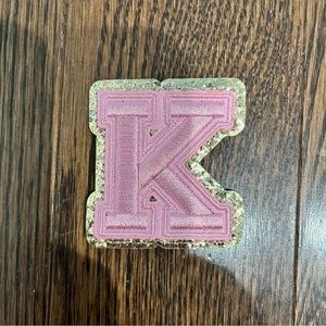 NWOT Letter Patch inspired by Stoney Clover Lane - K